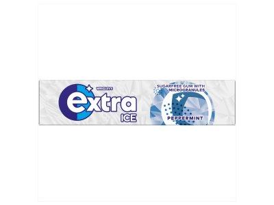 Extra Ice Peppermint Chewing Gum Sugar Free 10 Pieces 