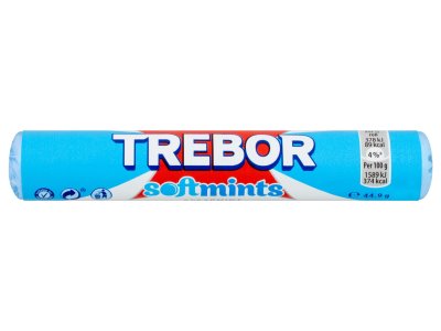 Trebor Softmints Spearmint Mints Roll 44.9g 