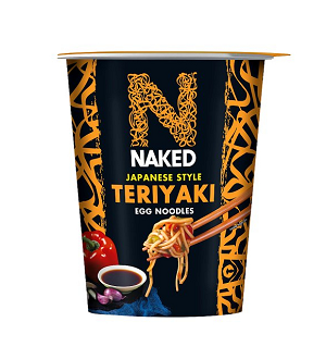 Naked Japanese Style Teriyaki Egg Noodles 78g 
