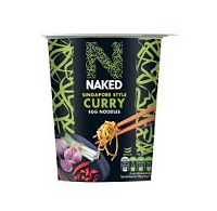 Naked Singapore Style Curry Egg Noodles 78g 