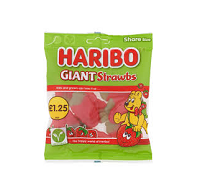 Haribo Giant Strawbs 140g 