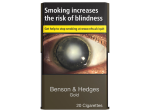 Benson & Hedges Gold 20 Cigarettes 