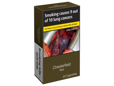 Chesterfield Red Ks 20 Cigarettes 