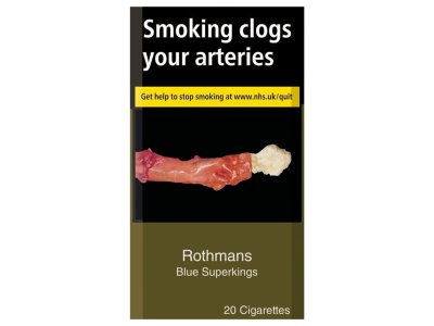 Rothmans Blue Superkings 20 Cigarettes 