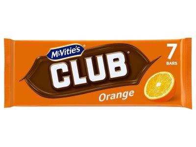 Mcvitie's Club Orange 7 X 22g 