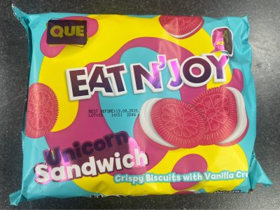 Que Eat N’joy Unicorn Sandwich 4pack 224g 