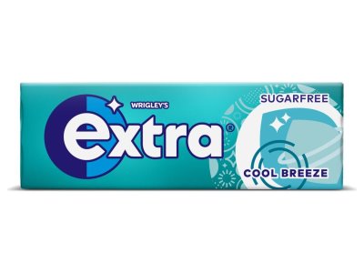 Extra Cool Breeze Chewing Gum Sugar Free 10 Pieces 